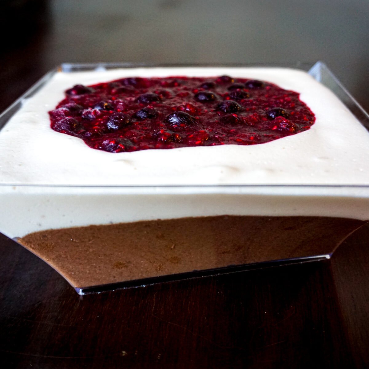 Mousse de chocolate bitter (5p)