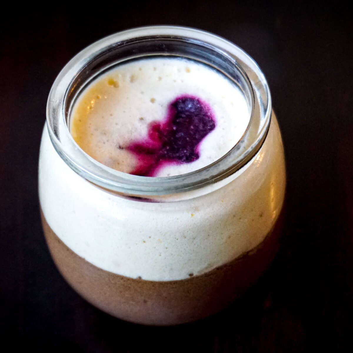 Mousse de chocolate B&N con berries individual envase vidrio (1p)