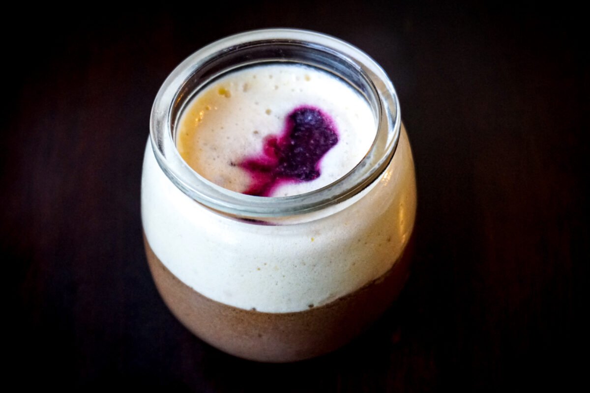 Mousse de chocolate B&N con berries individual envase vidrio (1p)