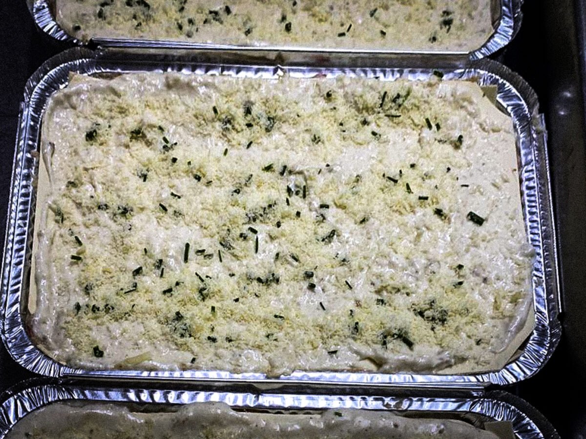 Lasagna Jaiba Camarón Familiar (6 porciones)