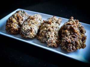 Filetitos de pollo nogado (2 porciones)